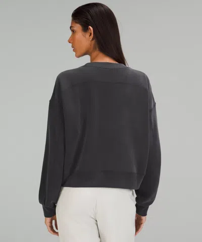 Shop Lululemon Softstreme Perfectly Oversized Cropped Crew