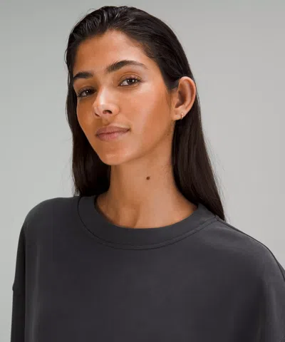 Shop Lululemon Softstreme Perfectly Oversized Cropped Crew