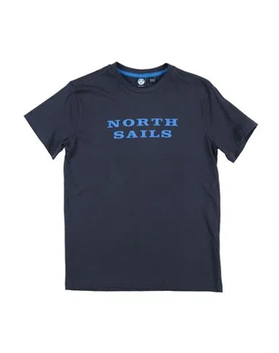 Shop North Sails Toddler Boy T-shirt Midnight Blue Size 6 Cotton