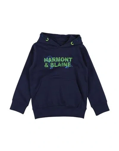 Shop Harmont & Blaine Toddler Boy Sweatshirt Navy Blue Size 6 Cotton