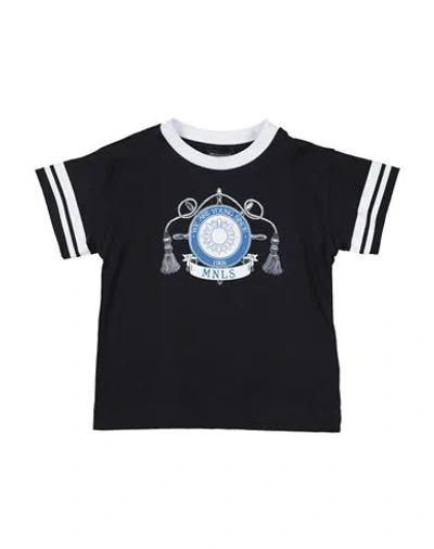 Shop Monnalisa Toddler Boy T-shirt Midnight Blue Size 6 Cotton