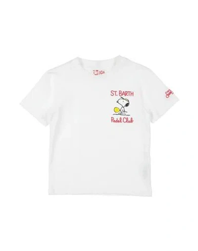 Shop Mc2 Saint Barth Toddler Boy T-shirt White Size 6 Cotton