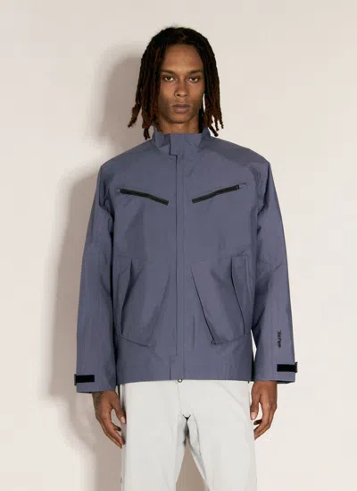 Shop Gr10k 3l Lightweight Jacket In Blue