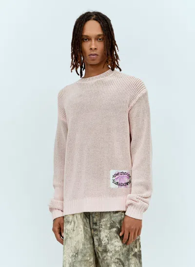 Shop Acne Studios Crewneck Sweater In Pink