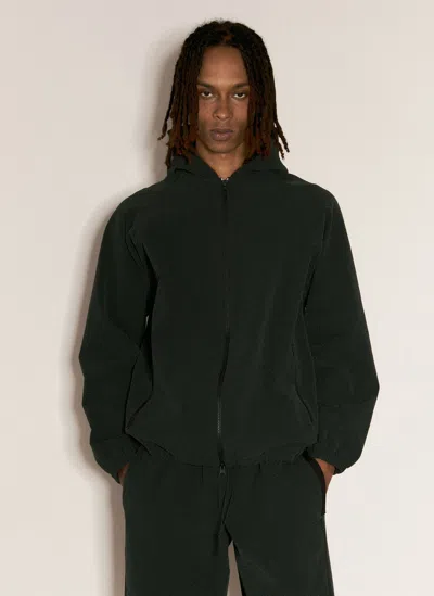 Shop Gr10k Textured Hooded Sweatshirt In Black
