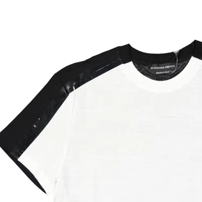 Shop Alexander Mcqueen Colour Block T-shirt In White
