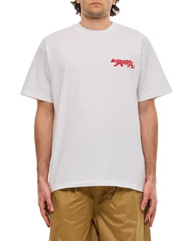 Shop Carhartt S/s Rocky T-shirt In White