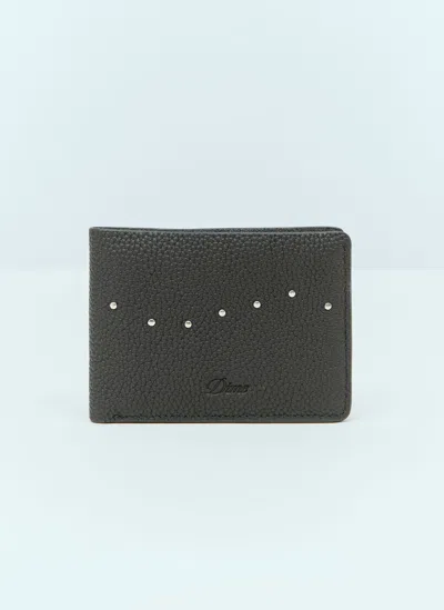 Shop Dime Studded Bi-fold Wallet In Black