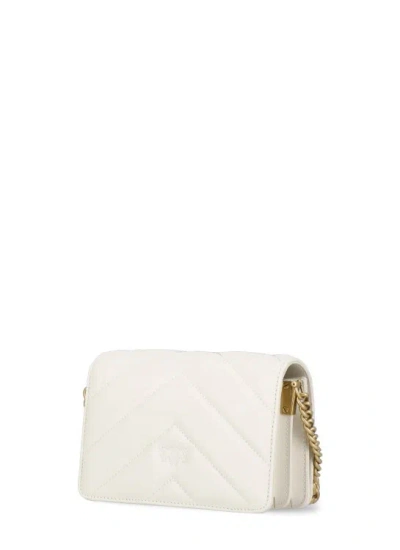 Shop Pinko Love Click Mini Bag In White