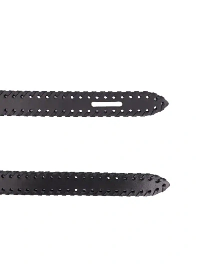 Shop Isabel Marant Leather Belt In Black