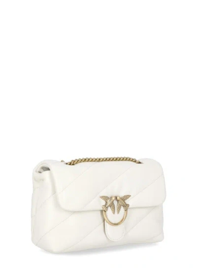Shop Pinko Love Puff Shoulder Bag In White