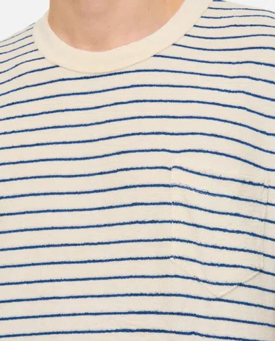Shop Howlin' Stripes Cotton T-shirt In Neutrals