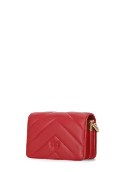 Shop Pinko Love Click Mini Bag In Red