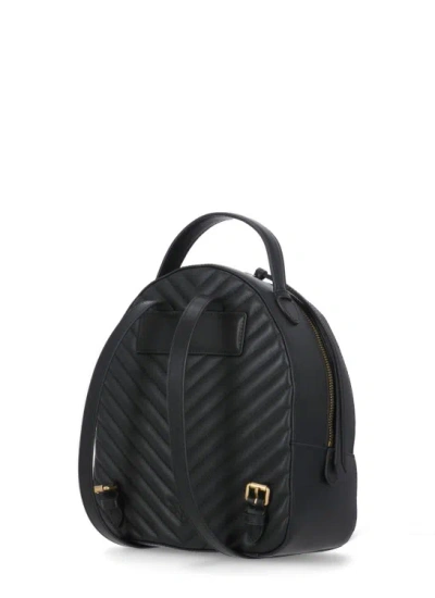 Shop Pinko Love Backpack In Black