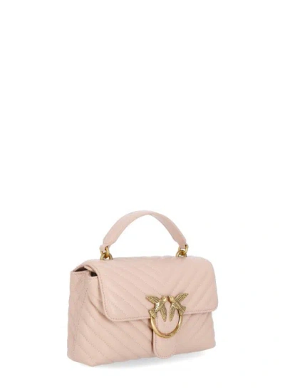 Shop Pinko Lady Love Puff Mini Bag In Pink
