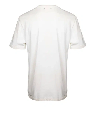 Shop Golden Goose T-shirt In Cotton Jersey Color Off White