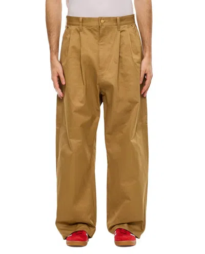 Shop Junya Watanabe Cotton Trousers In Brown