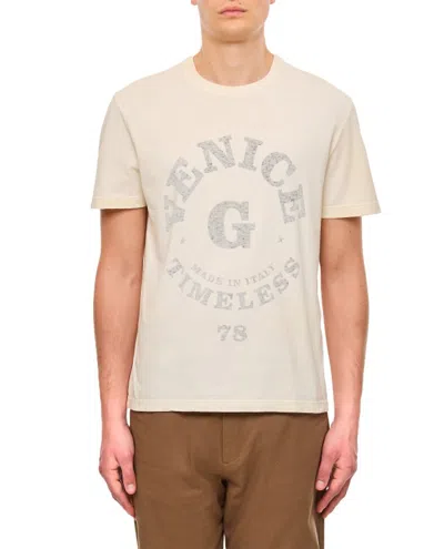 Shop Golden Goose Cotton Regular T-shirt In White