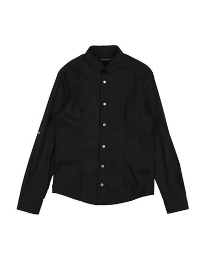 Shop Daniele Alessandrini Toddler Boy Shirt Black Size 6 Cotton, Polyamide, Elastane
