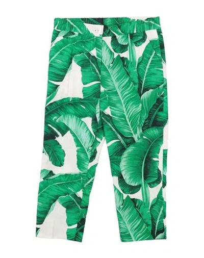 Shop Dolce & Gabbana Toddler Girl Pants Green Size 6 Cotton