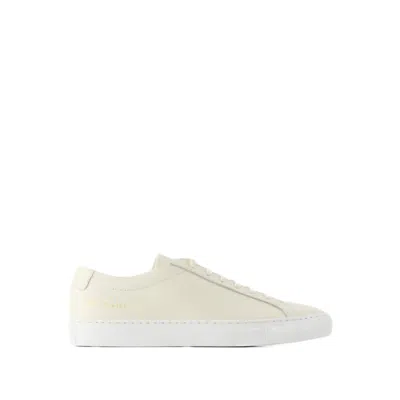 Shop Common Projects Original Achilles Contrast Sneakers - Leather - Off White