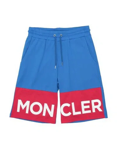 Shop Moncler Toddler Boy Shorts & Bermuda Shorts Blue Size 6 Cotton