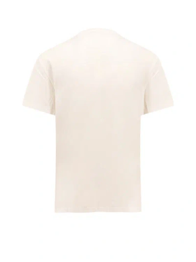 Shop Alexander Mcqueen Obscured Skull Organic Cotton T-shirt In White