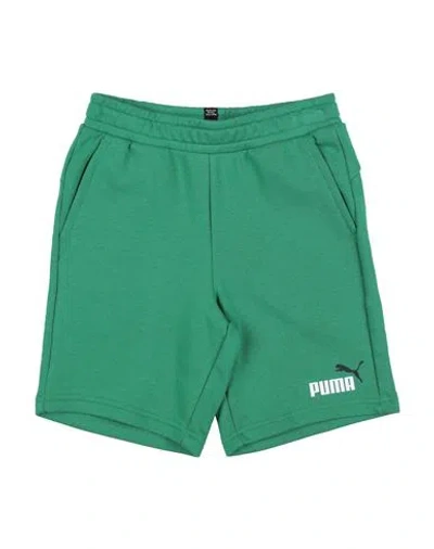 Puma Ess+ 2 Col Shorts Tr Toddler Boy Shorts & Bermuda Shorts Green Size 6 Cotton, Polyester In Green