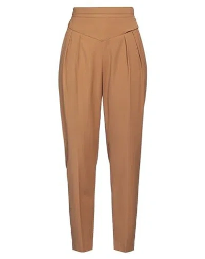 Shop Red Valentino Woman Pants Brown Size 6 Viscose, Virgin Wool, Elastane