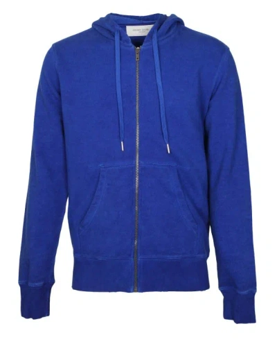 Shop Golden Goose Journey Blue Cotton Sweatshirt