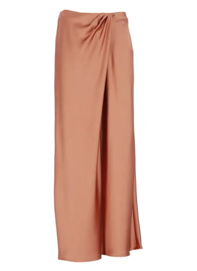 Shop Pinko Conversione Skirt In Orange