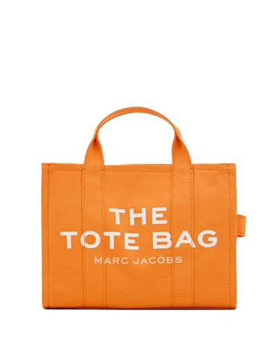 Shop Marc Jacobs The Medium Canvas Tote Bag In Orange