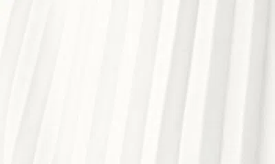 Cece Scalloped Pleated Shirtdress In New Ivory