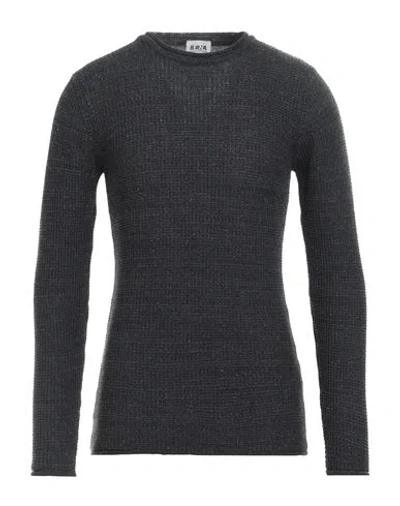 Berna Man Sweater Midnight Blue Size S Acrylic, Cotton, Polyester In Blue