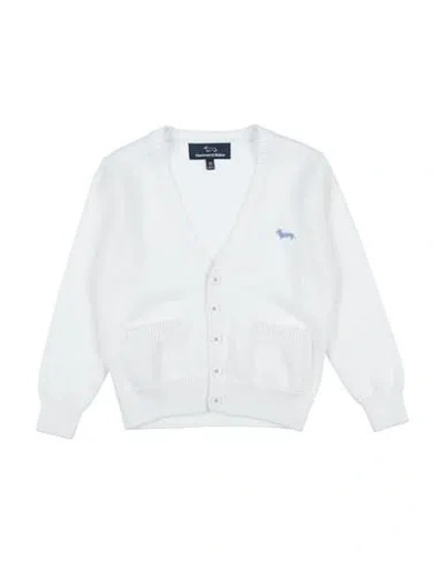 Shop Harmont & Blaine Toddler Boy Cardigan White Size 3 Cotton