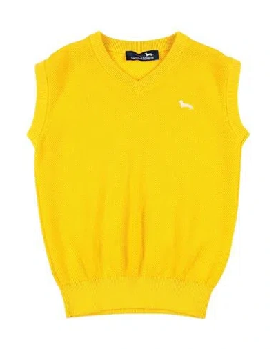 Harmont & Blaine Toddler Boy Sweater Yellow Size 6 Cotton In Yellow