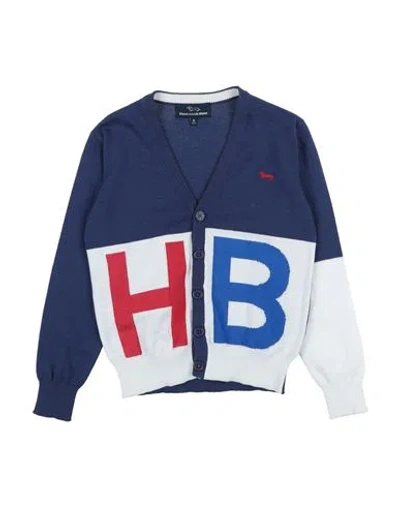 Shop Harmont & Blaine Toddler Boy Cardigan Blue Size 6 Cotton