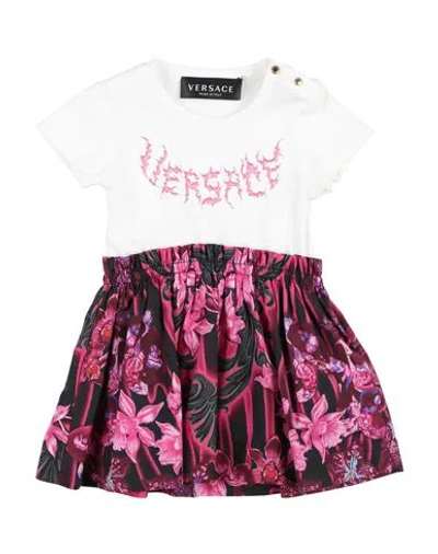 Shop Versace Young Newborn Girl Baby Dress White Size 3 Cotton