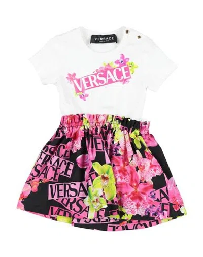 Shop Versace Young Newborn Girl Baby Dress White Size 3 Cotton