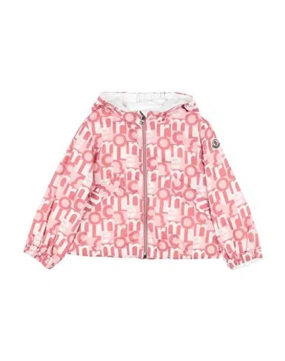 Shop Moncler Toddler Girl Jacket Pastel Pink Size 3 Polyamide
