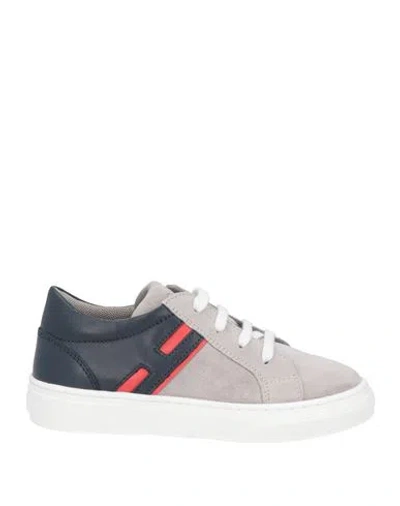Shop Hogan Toddler Boy Sneakers Light Grey Size 9c Soft Leather