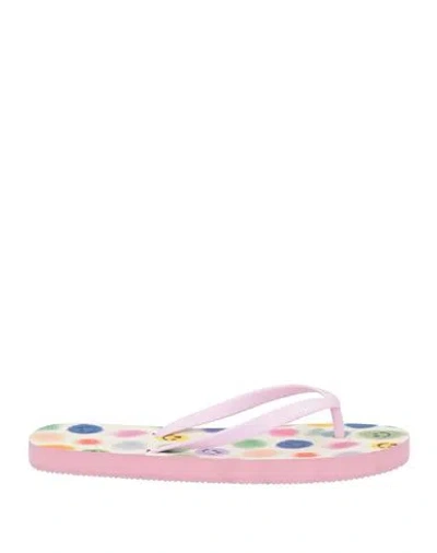 Molo Toddler Thong Sandal Pink Size 10c Rubber In Pink
