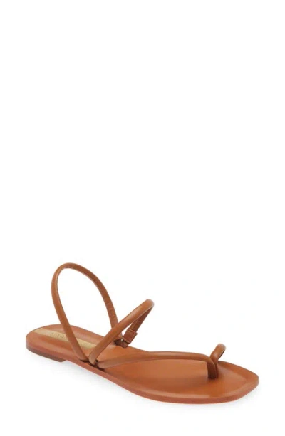 Shop Kaanas Strappy Slingback Sandal In Tan