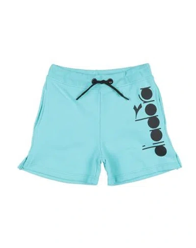 Shop Diadora Toddler Girl Shorts & Bermuda Shorts Turquoise Size 6 Cotton In Blue