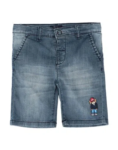 Shop Harmont & Blaine Newborn Boy Jeans Blue Size 3 Cotton, Elastane