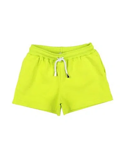 Shop Gaelle Paris Gaëlle Paris Toddler Girl Shorts & Bermuda Shorts Acid Green Size 6 Cotton, Elastane