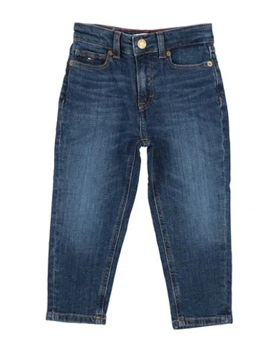 Shop Tommy Hilfiger Toddler Girl Jeans Blue Size 4 Cotton, Elastane