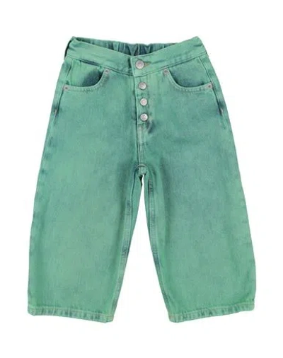 Shop Mm6 Maison Margiela Toddler Jeans Green Size 6 Cotton