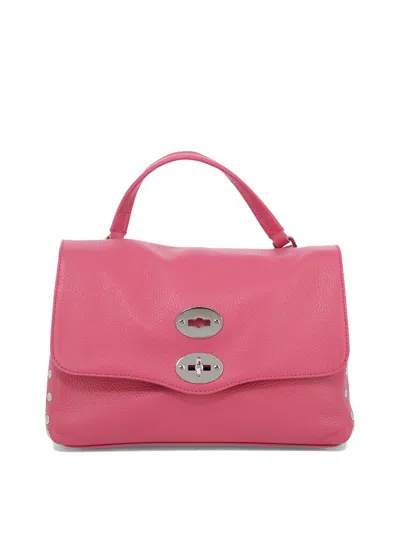 Shop Zanellato Postina S Daily Foldover Top Handbag In Pink