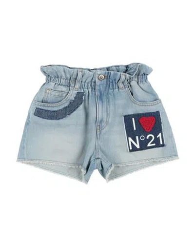 Shop N°21 Toddler Girl Denim Shorts Blue Size 6 Cotton